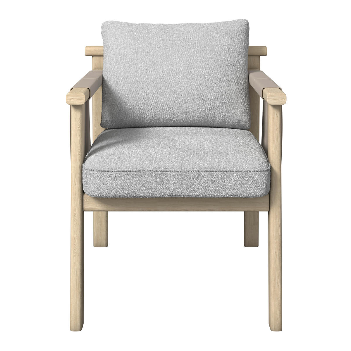 GARTENSTUHL Holz, Textil Naturfarben, Taupe, Eschefarben  - Taupe/Eschefarben, Romantik / Landhaus, Holz/Textil (64/73/64,5cm) - Dieter Knoll