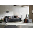 BIGSOFA in Cord Graphitfarben  - Schwarz/Graphitfarben, MODERN, Kunststoff/Textil (278/93/112cm) - Carryhome