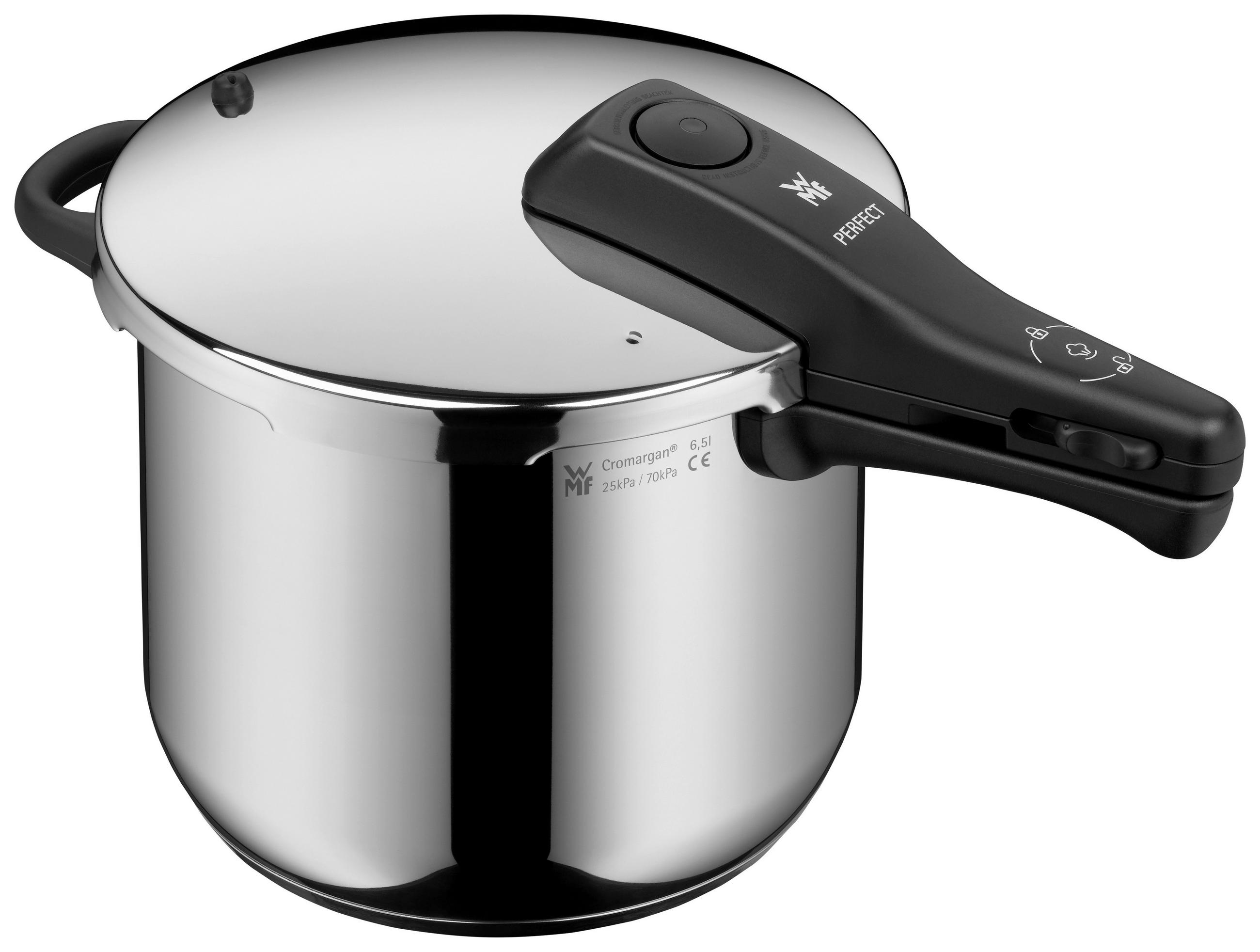 SCHNELLKOCHTOPF Perfect 6,5 L - Edelstahlfarben, Basics, Metall (22cm) - WMF