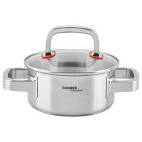 HRNEC, nerezová ocel, 16/7,5 cm - průhledné/čiré, Design, kov/sklo (16/7,5cm) - Homeware Profession.