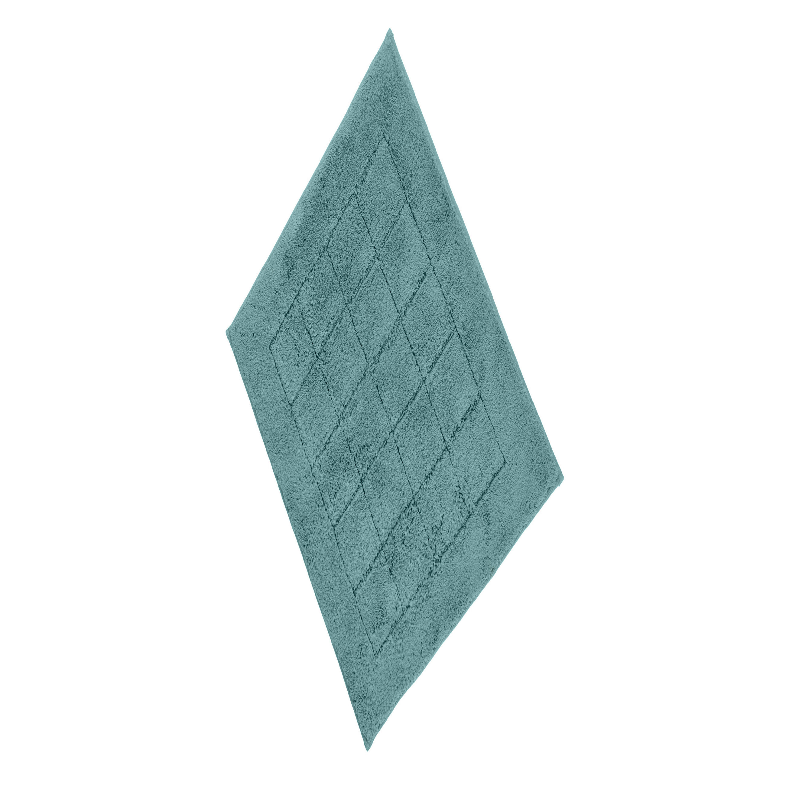 BADEMATTE Türkis 55/65 cm  - Türkis, Basics, Kunststoff/Textil (55/65cm) - Vossen