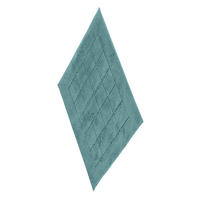 BADEMATTE Türkis 55/65 cm  - Türkis, Basics, Kunststoff/Textil (55/65cm) - Vossen