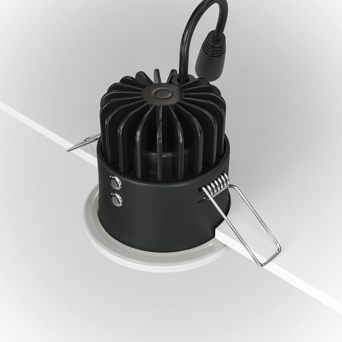 DECKENLEUCHTE  6/6 cm    - Weiss, Modern, Metall (6/6cm) - MAYTONI