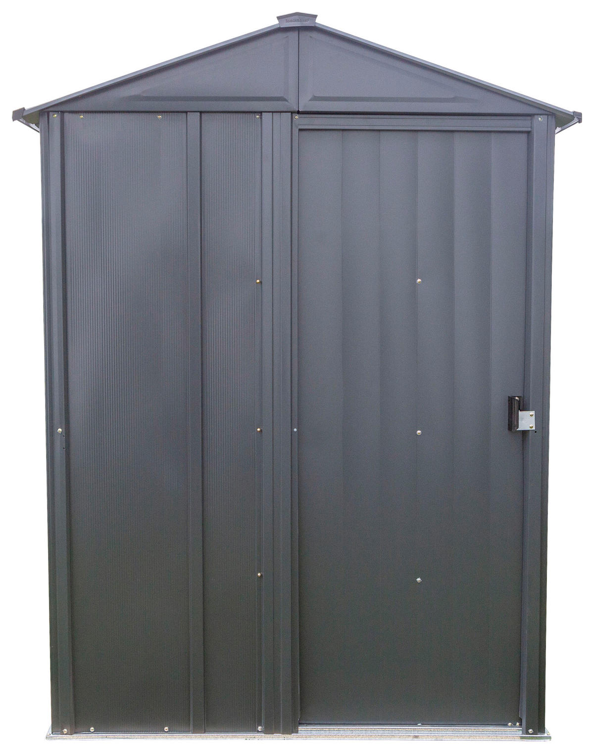 GERÄTEHAUS 151/198/122 cm  - Grau, Basics, Metall (151/198/122cm) - Ambia Garden