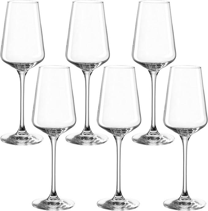 GLÄSERSET Puccini 6-teilig  - Transparent, Design, Glas (6/18,5/6cm) - Leonardo
