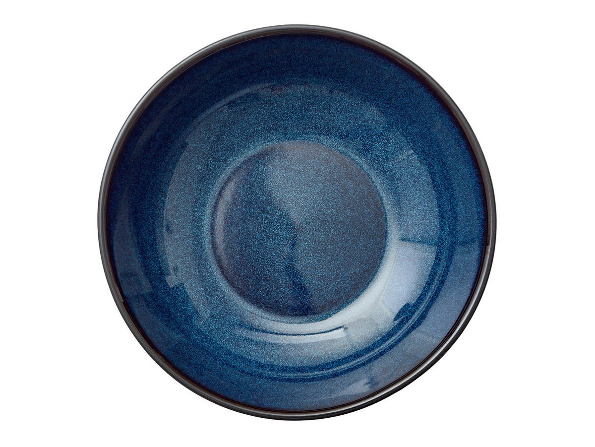 PASTATALLRIK 20 cm  - svart/mörkblå, Basics, keramik (20cm) - Bitz