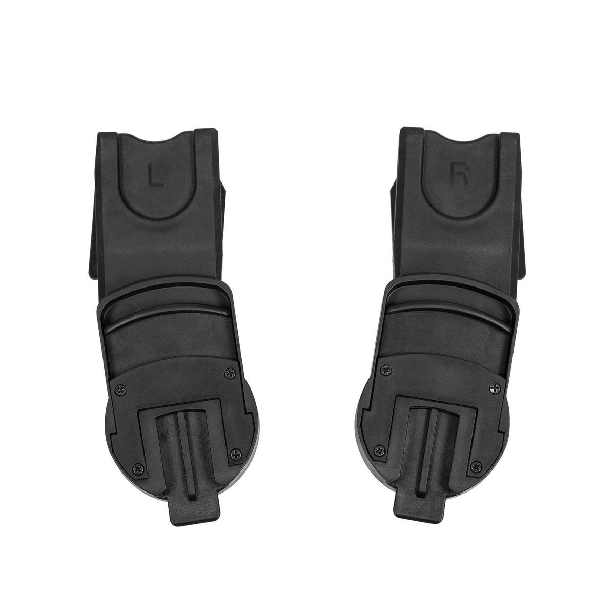 GESCHWISTERWAGEN Grow N Care  - Dunkelgrau/Schwarz, Basics, Textil/Metall (109/60/107-115cm) - Hauck