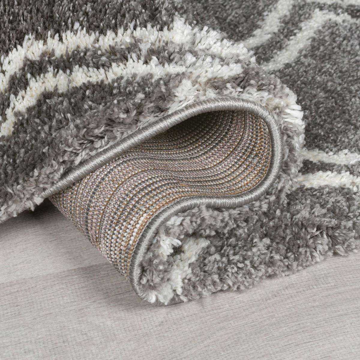 HOCHFLORTEPPICH 120/170 cm Atlas Grau  - Grau, KONVENTIONELL, Textil (120/170cm) - Xora