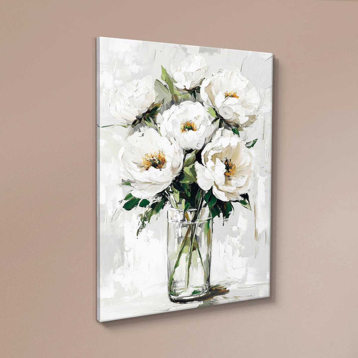 LEINWANDBILD Blumen 60/80 cm  - Multicolor, Basics, Holz/Textil (60/80cm)