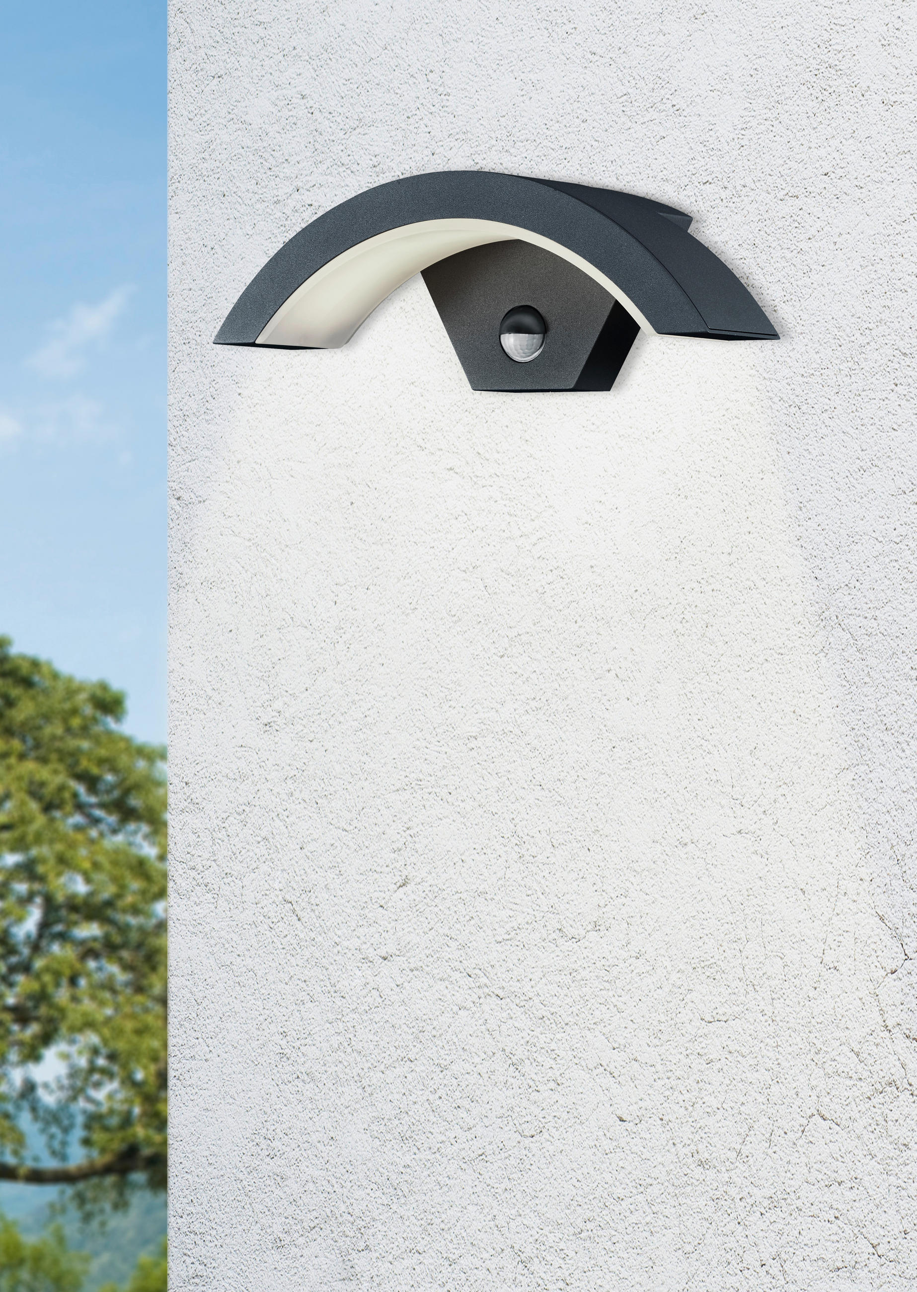 LED-DECKENLEUCHTE Ohio   - Anthrazit, KONVENTIONELL, Metall (10/29,4/9cm) - Trio Leuchten
