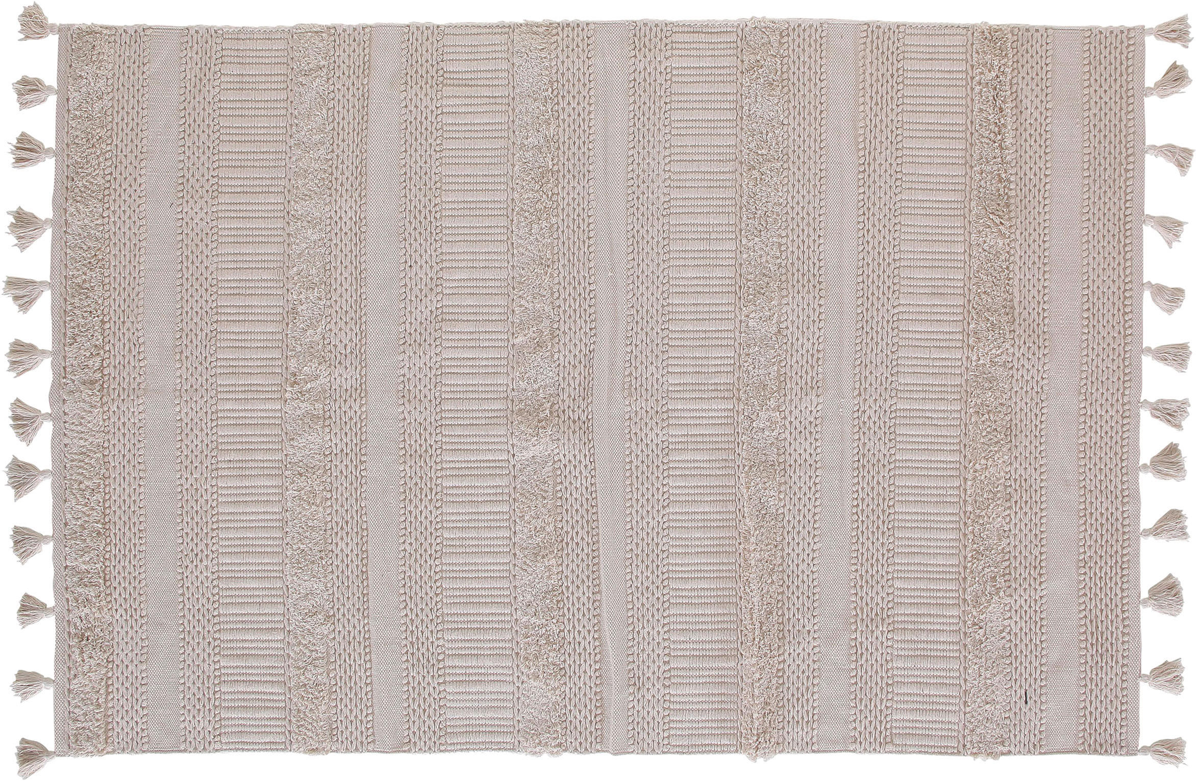 TEPPICH  230/160 cm  Grau, Hellgrau, Beige   - Beige/Hellgrau, Trend, Textil (230/160cm)