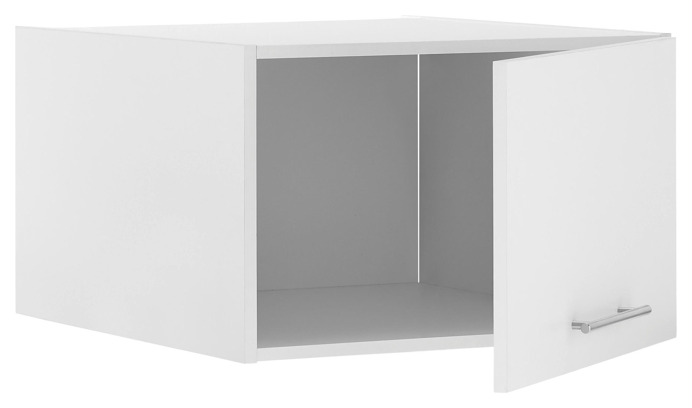 AUFSATZSCHRANK 60/38/68 cm  in  - Chromfarben/Weiß, Design, Holzwerkstoff/Metall (60/38/68cm)