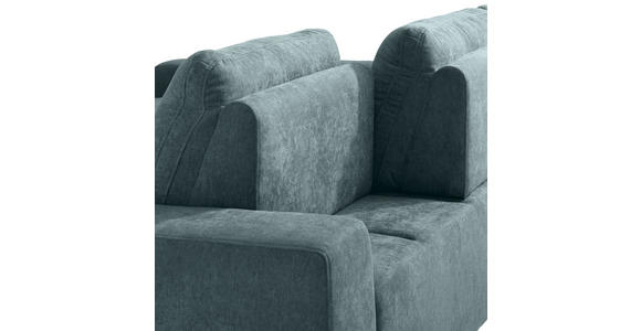 ECKSOFA Grün Flachgewebe  - Grün, Design, Textil/Metall (188/260cm) - Hom`in