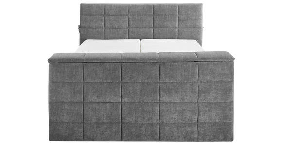 BOXSPRINGBETT 180/200 cm  in Grau  - Grau, KONVENTIONELL, Textil (180/200cm) - Carryhome