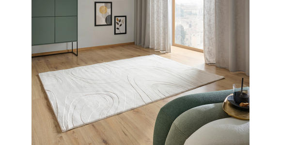 HOCHFLORTEPPICH 160/230 cm Beige  - Beige, Design, Textil (160/230cm) - Novel