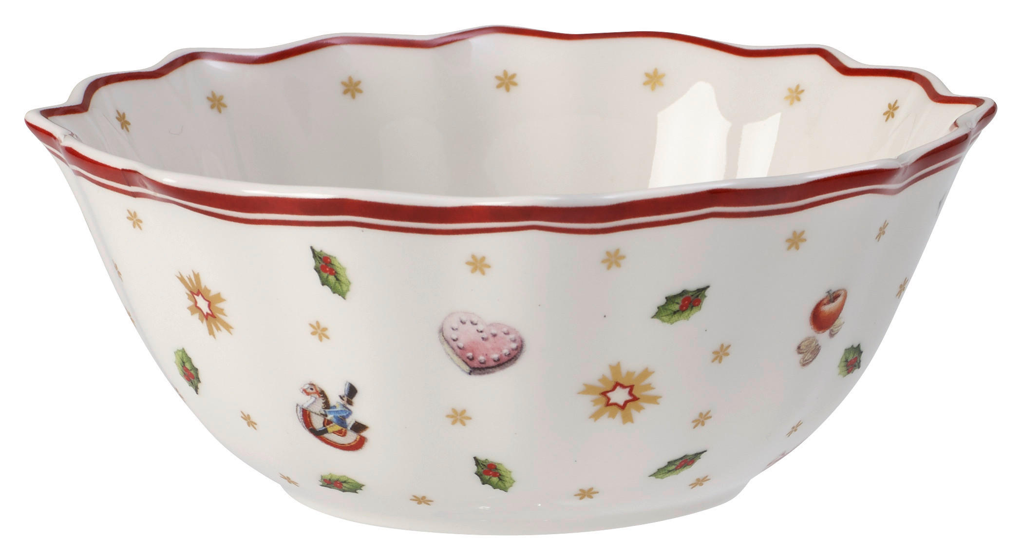 SKLEDICA ZA KOSMIČE  Toy's Delight  15 cm        - rdeča/bela, Design, keramika (15cm) - Villeroy & Boch