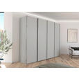 SCHWEBETÜRENSCHRANK 271/235/68 cm 4-türig Grau  - Chromfarben/Grau, Design, Holzwerkstoff/Metall (271/235/68cm) - Novel