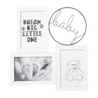 OKVIR ZA FOTOGRAFIJE  32/1.5/29 cm        - bela, Basics, les (32/1.5/29cm)