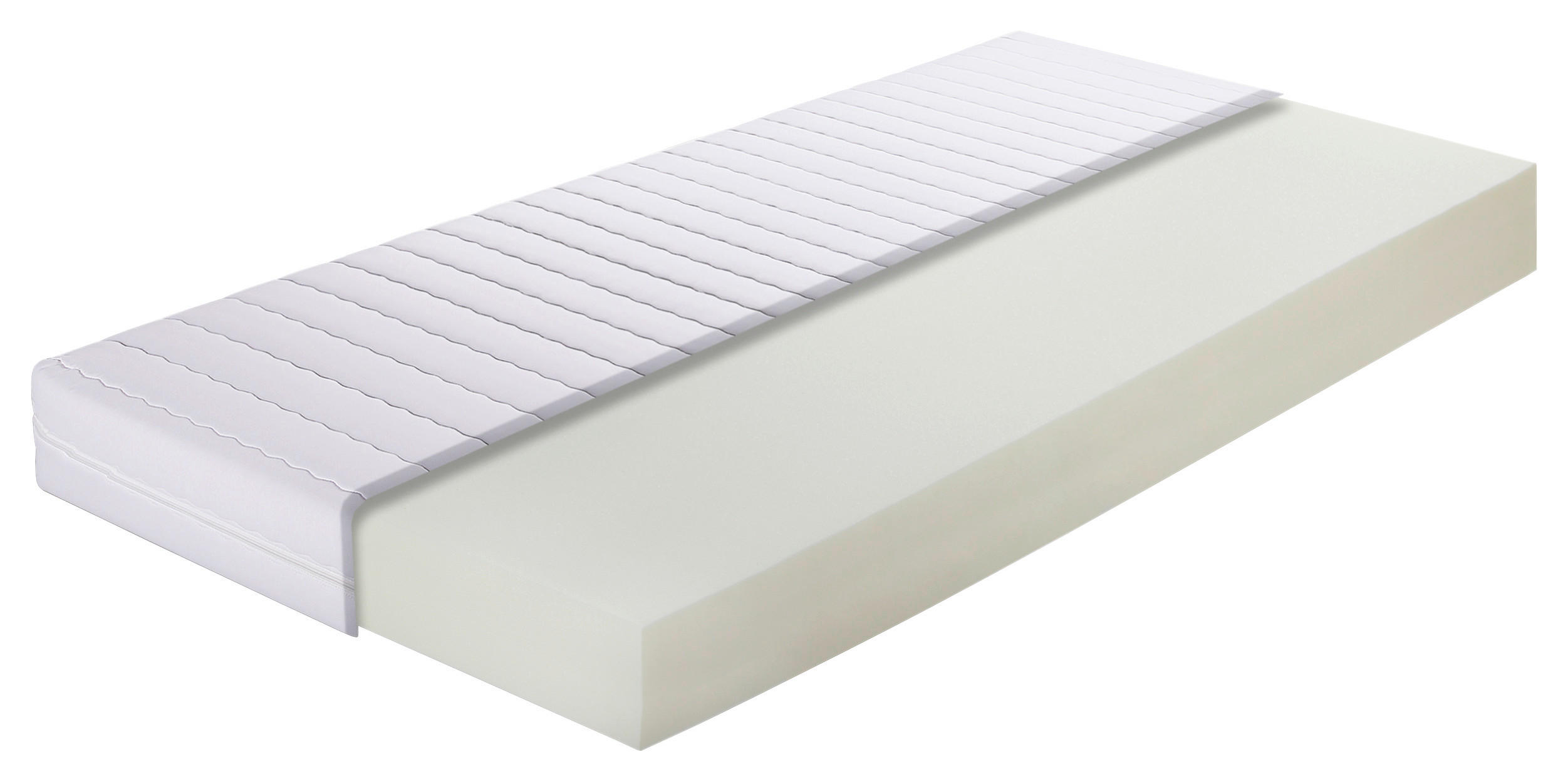 KINDERMATRATZE MARIE, Höhe ca. 9 cm  - Weiß, KONVENTIONELL, Textil (70/140cm) - Breckle
