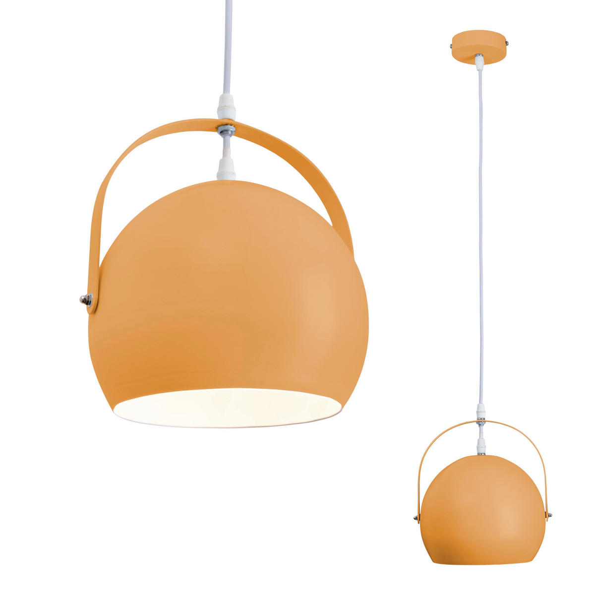 PENDELLEUCHTE Colorado 25/132 cm   - Gelb, Basics, Metall (25/132cm) - Näve