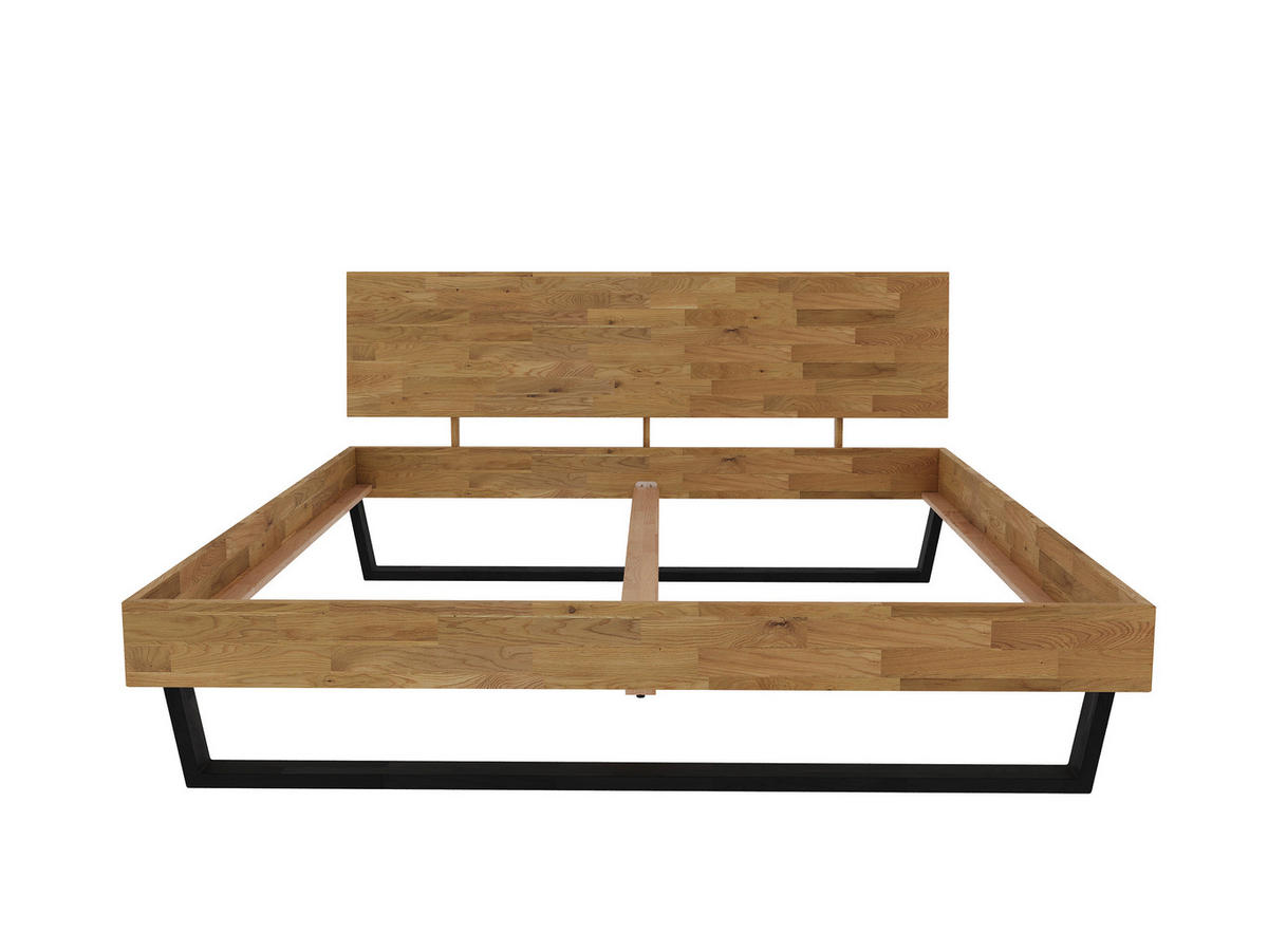 BETT 180/200 cm  in Wildeiche  - Wildeiche, MODERN, Holz (180/200cm) - MID.YOU