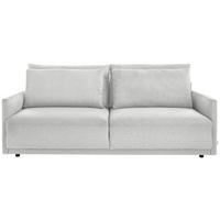 SCHLAFSOFA in Webstoff Greige  - Greige/Schwarz, Design, Kunststoff/Textil (217/95/110cm) - Livetastic