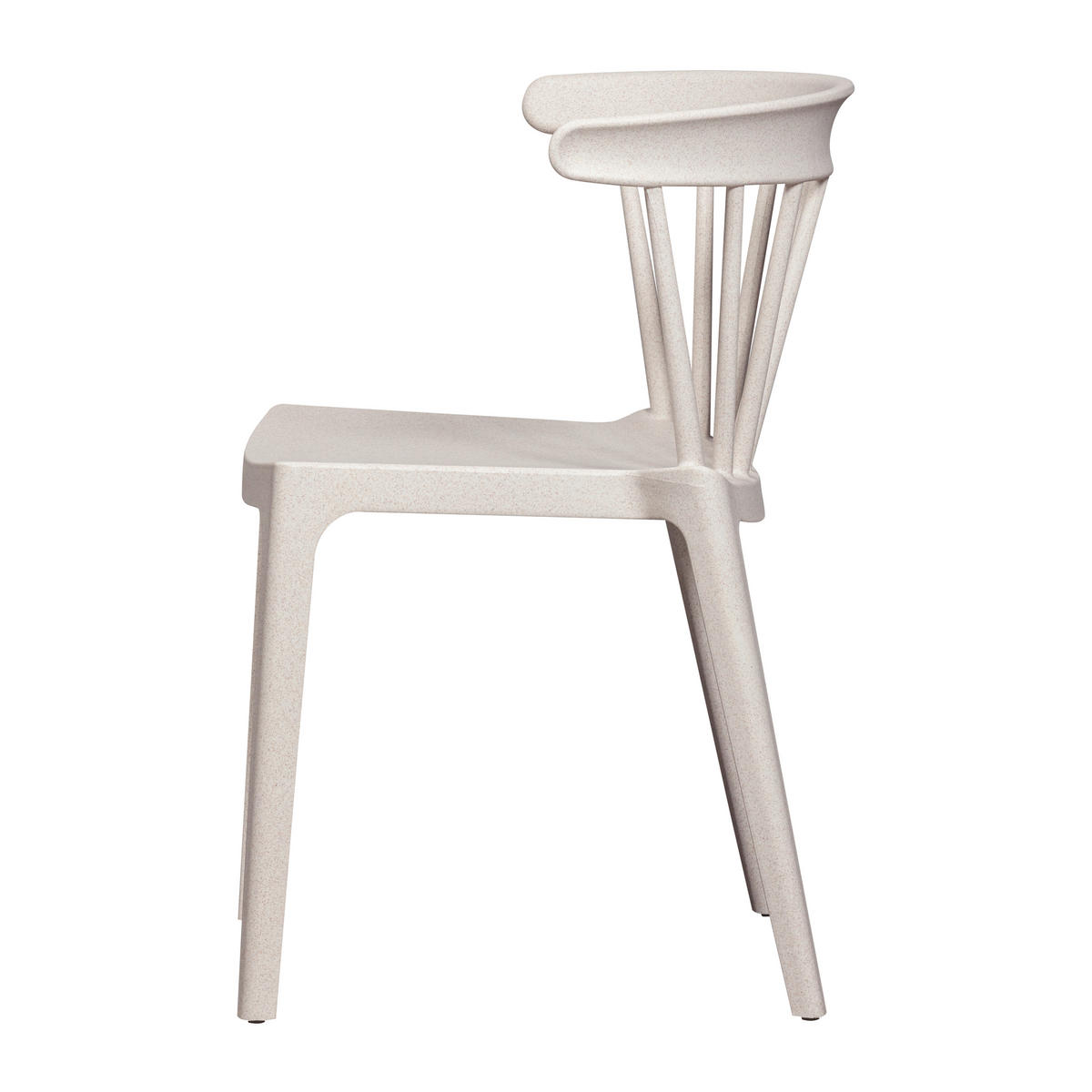 GARTENSTUHL-SET Weiß  - Weiß, MODERN, Naturmaterialien/Kunststoff (52/75/53cm) - Gardenson