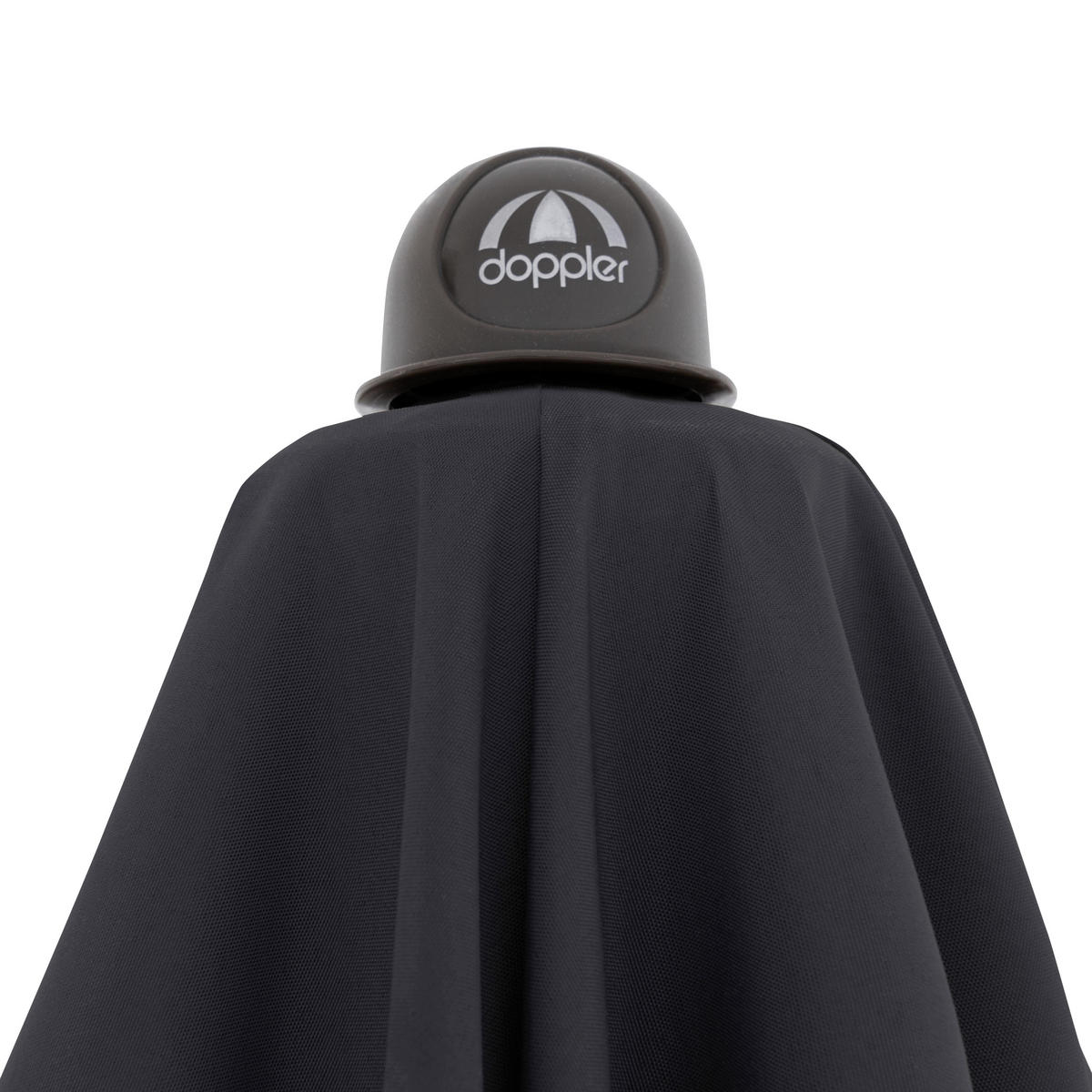 SONNENSCHIRM 350 cm Anthrazit  - Eschefarben/Anthrazit, Design, Textil/Metall (350/350cm) - Doppler