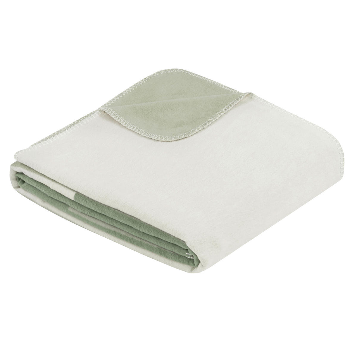 DECKE Novel 140/200 cm  - Salbeigrün/Thymiangrün, Design, Textil (140/200cm) - Novel