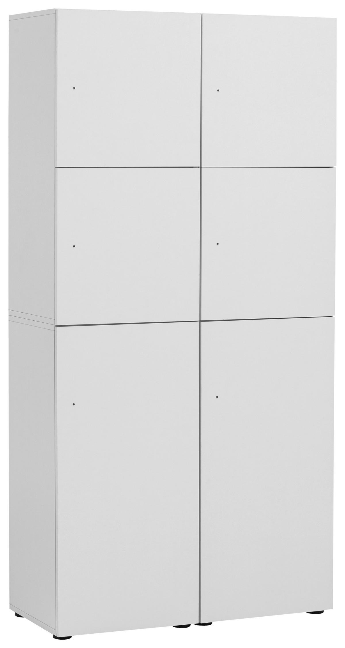 SPIND - Weiß, Design, Holzwerkstoff (90,8/185,2/40,65cm) - MID.YOU