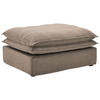 HOCKER in Textil Braun  - Schwarz/Braun, Trend, Kunststoff/Textil (90/46/105cm) - Livetastic