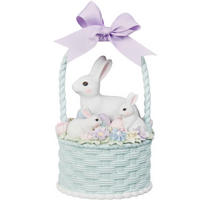 UKRASNI ZEC - lila/bela, Lajfstajl, tekstil/plastika (16,2/27/13,6cm)