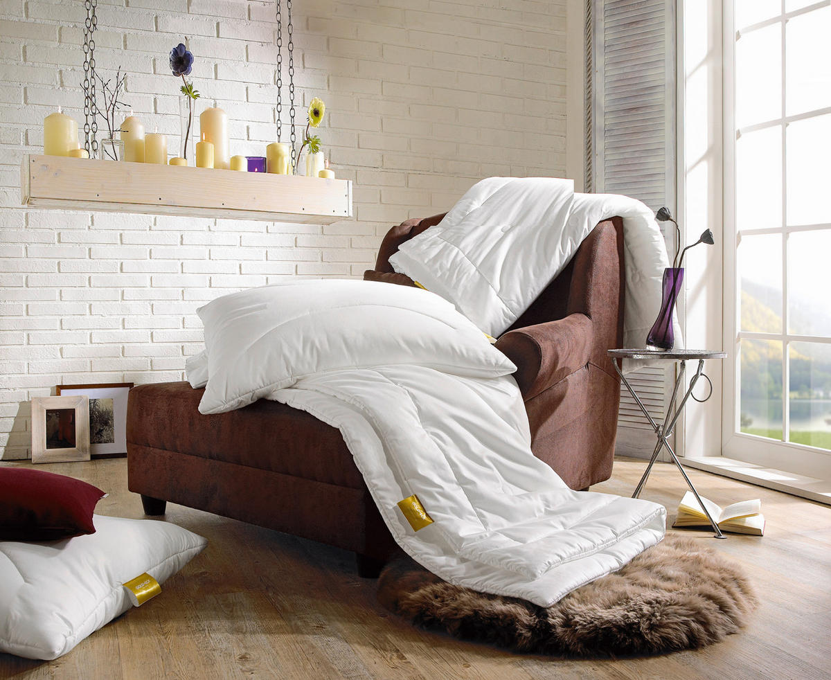 GANZJAHRESDUVET 160/210 cm Katharina  - Weiss, Basics, Textil (160/210cm) - Sleeptex