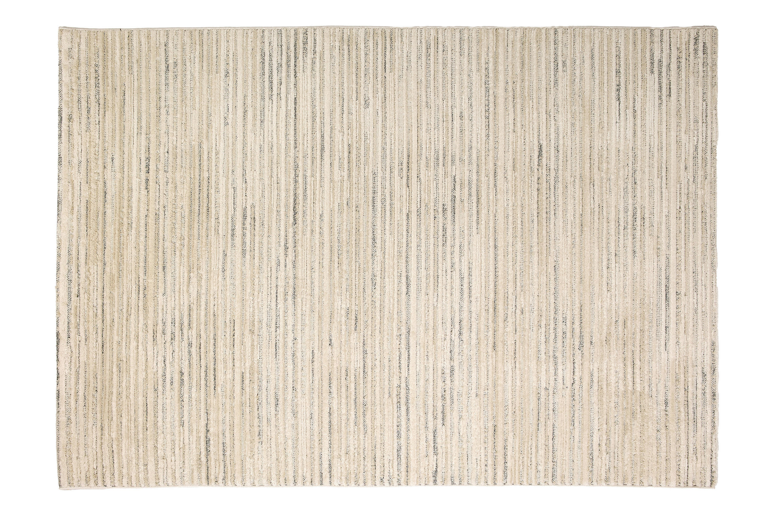 WEBTEPPICH 133/190 cm Lou Creme, Grau rechteckig  - Creme/Grau, Basics, Kunststoff/Textil (133/190cm) - Astra