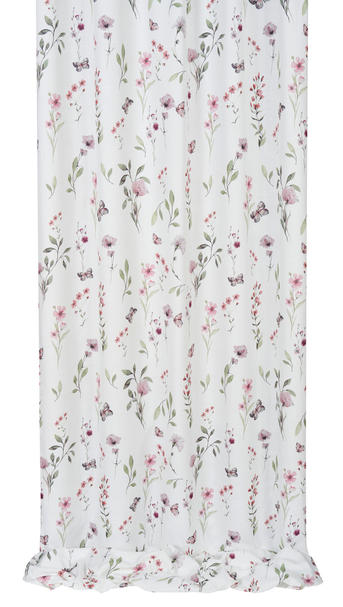 VORHANGSTOFF per lfm blickdicht  - Rosa, Design, Textil (150cm) - Esposa
