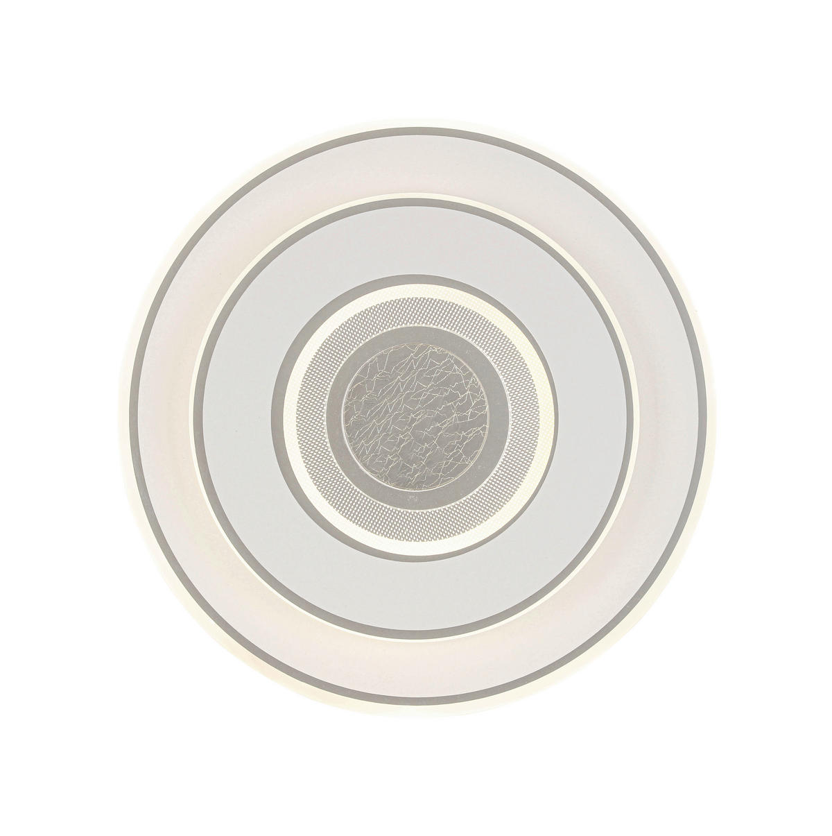 PLAFONIERĂ CU LED - alb/culoare crom, Basics, plastic/metal (35/6cm) - Novel