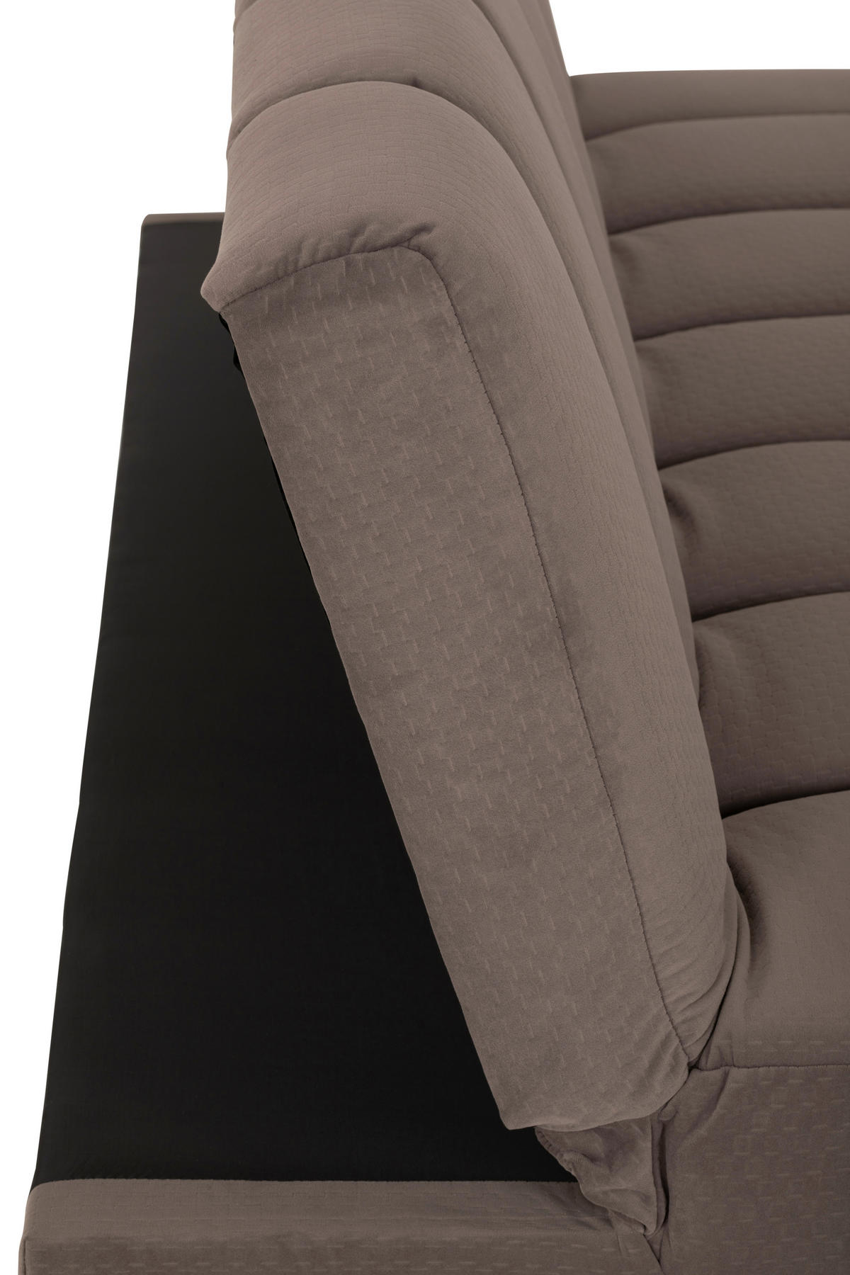 JUGEND- UND KINDERSOFA Flanell Braun  - Schwarz/Braun, MODERN, Holz/Textil (180/81/93cm) - P & B