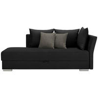LEŽADLO, textil, 220/93/100 cm - čierna/sivá, Design, textil/plast (220/93/100cm) - Livetastic