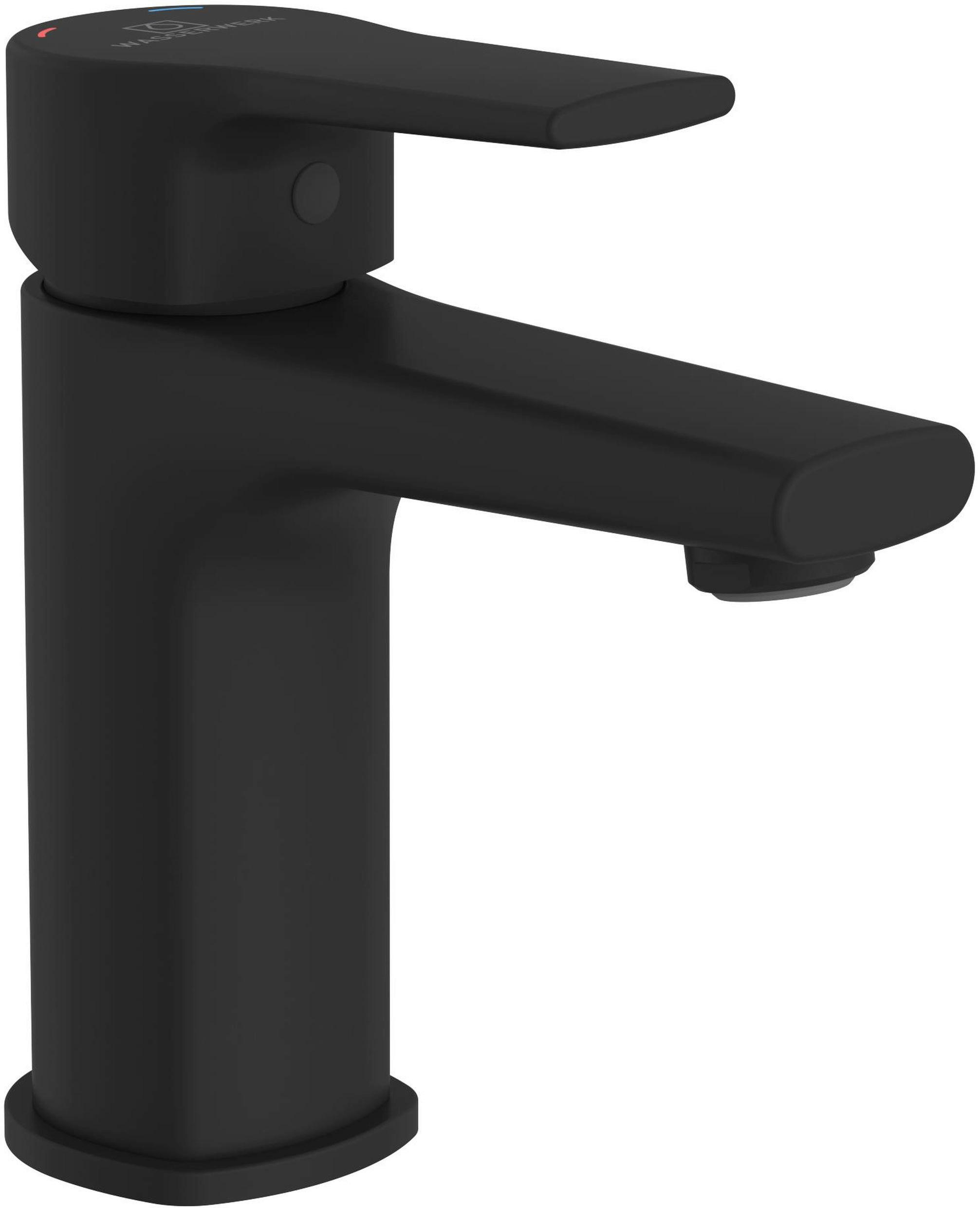 WASCHTISCHARMATUR 5,5/16,0/15,5 cm  - Schwarz, Basics, Metall (5,5/16,0/15,5cm)