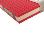 KALTSCHAUMMATRATZE 90/200 cm Höhe ca. 19 cm  - Creme, KONVENTIONELL, Textil (90/200cm) - Novel