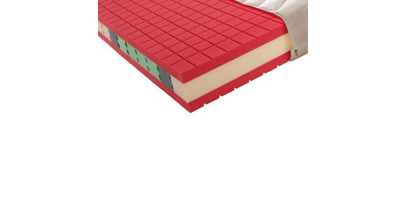 KALTSCHAUMMATRATZE ERGONOMICA - Creme, KONVENTIONELL, Textil (180/200cm) - Novel