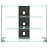 TV-ELEMENT 80/65/45 cm - Edelstahlfarben, Design, Glas/Metall (80/65/45cm) - Voleo TV-ELEMENT 80/65/45 cm - Edelstahlfarben, Design, Glas/Metall (80/65/45cm) - Voleo