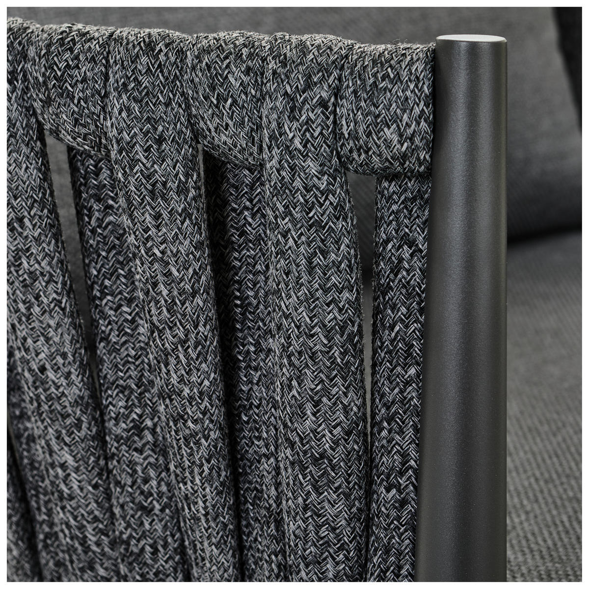 LOUNGE FOTELJA  antracit   - antracit, Design, metal/tekstil (91/68/81cm) - Amatio