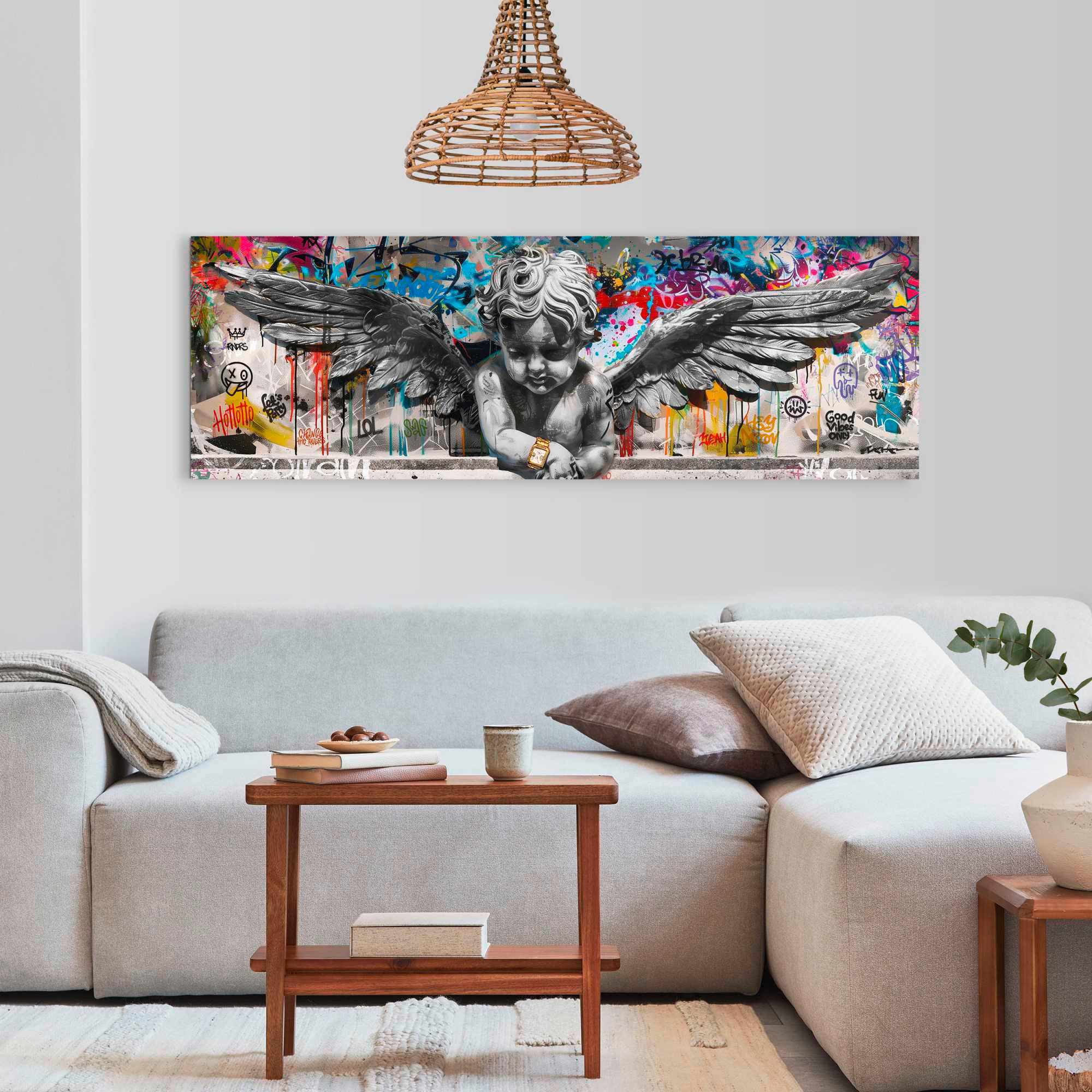 BILD Abstraktes  - Multicolor, Basics, Holz (156/52/2cm) - Reinders!