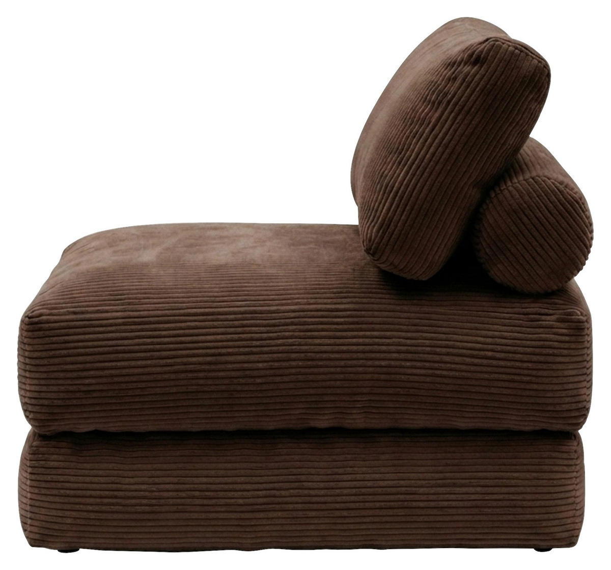 SCHLAFSESSEL Cord Braun Rückenkissen  - Braun, KONVENTIONELL, Textil (85/80/85cm) - Xora