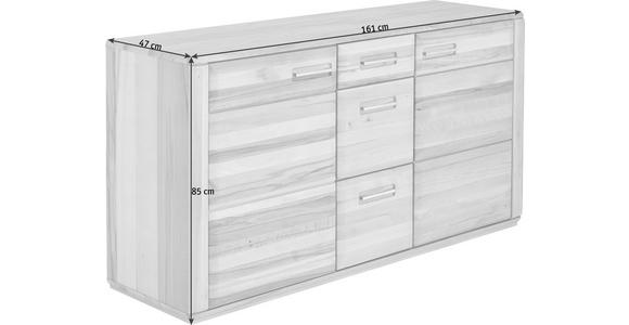 SIDEBOARD  in 161/85/47 cm  - Buchefarben, KONVENTIONELL, Holz/Holzwerkstoff (161/85/47cm) - Novel