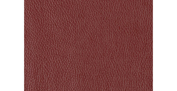 2,5-SITZER in Leder Bordeaux - Bordeaux/Schwarz, Design, Leder/Metall (200/102/92cm) - Johann Jakob