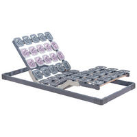 TELLERLATTENROST PREMIUM FLEX 3000 90/200 cm Kopfteil, Fußteil verstellbar, Buche  - Schieferfarben, Basics, Holz (90/200cm) - Tempur