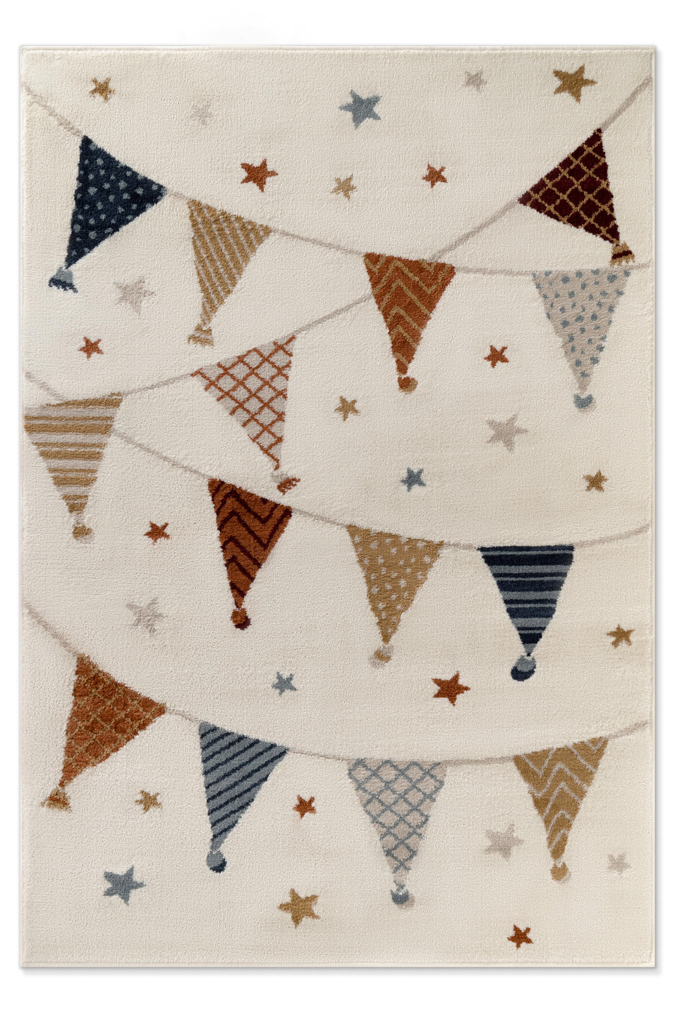 KINDERTEPPICH 120/170 cm Adventures Stern  - Multicolor/Creme, Design, Kunststoff/Textil (120/170cm) - Hanse Home