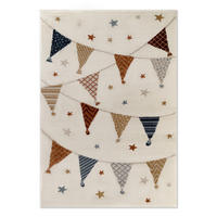 KINDERTEPPICH 120/170 cm Adventures Stern  - Multicolor/Creme, Design, Kunststoff/Textil (120/170cm) - Hanse Home